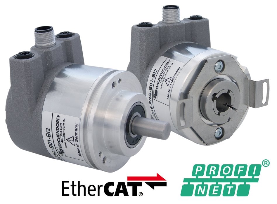 Schnellster und kompaktester PROFINET-/ EtherCAT-Drehgeber weltweit